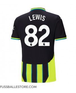 Günstige Manchester City Rico Lewis #82 Auswärtstrikot 2024-25 Kurzarm